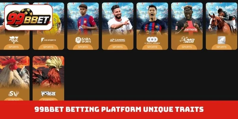 99BBET betting platform unique traits