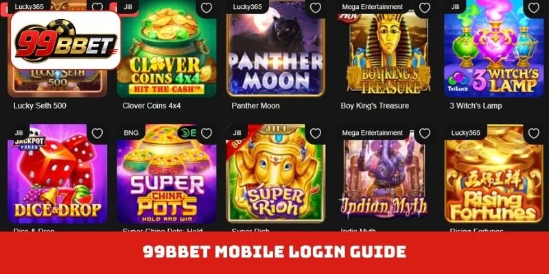 99BBET mobile login
