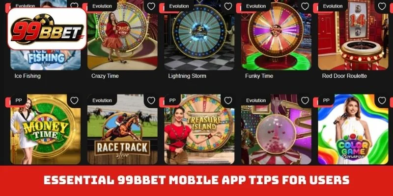 Essential 99BBET mobile app tips for users